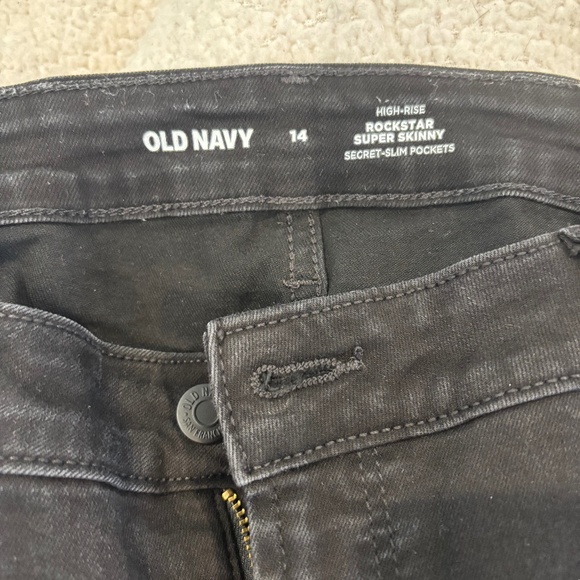 Old Navy Rockstar Super Skinny High Wasted Jeans - Picture 1 of 4